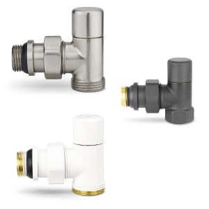 Ручной радиаторный клапан Varmega Design угловой